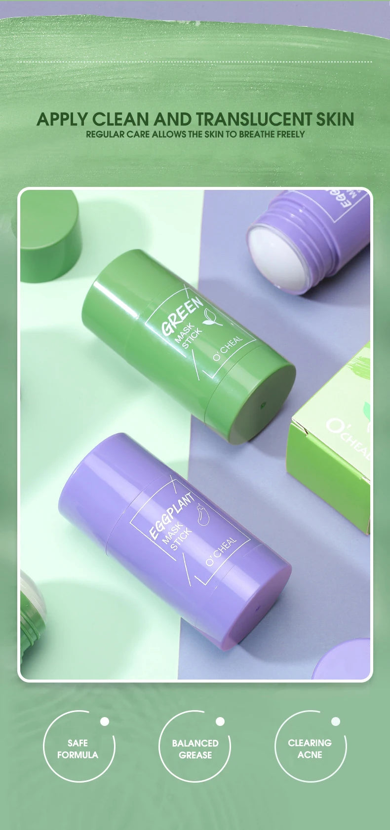 green tea skincare set